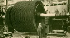 The Turbine Blading Without Casing c1930. Creator: John Brown & Company