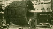 The Turbine Blading Without Casing c1930. Creator: John Brown & Company