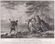 The Turc Who Watches Fishing, ca. 1720-60. Creator: Jean Daullé