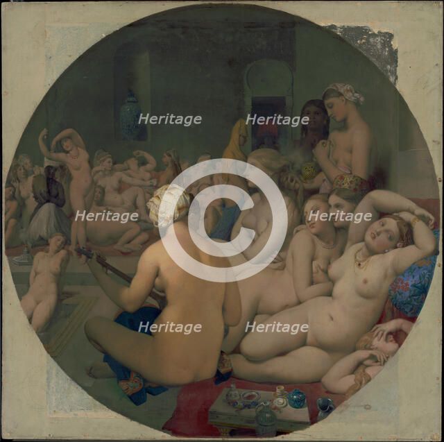 The Turkish Bath, 1862. Artist: Ingres, Jean Auguste Dominique (1780-1867)