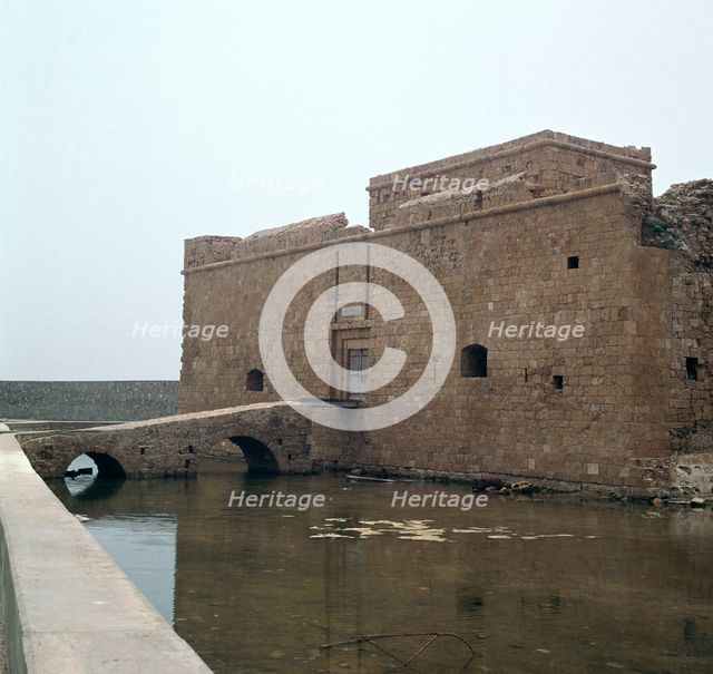 The Turkish fort at Paphos, 16th century. Artist: Unknown