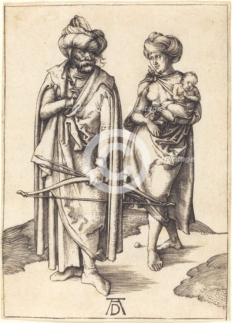 The Turkish Family, c. 1495/1496. Creator: Albrecht Durer.