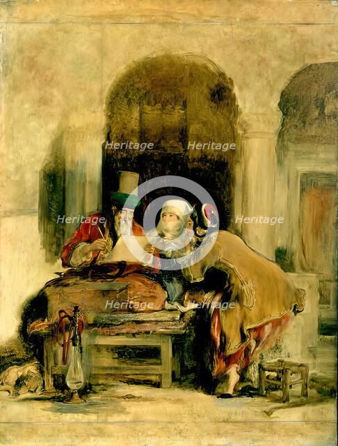 The Turkish Letter Writer, 1840. Creator: David Wilkie.