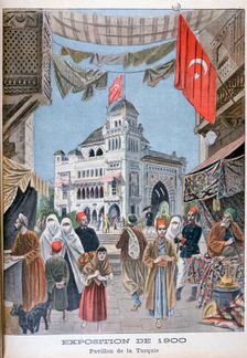 The Turkish pavilion at the Universal Exhibition of 1900, Paris, 1900
