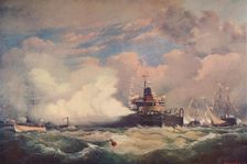 The Turret Armour-Clad Ship Devastation at Spithead, 1873 (1906)