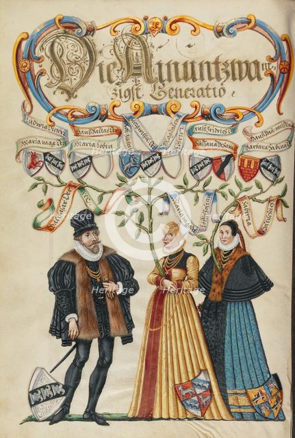The Twenty-First Generation, Balthasar Derrer, about 1626-1711. Creator: Unknown.