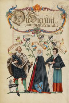 The Twenty-Fourth Generation, Georg Wilhelm Derrer, about 1626-1711. Creator: Unknown