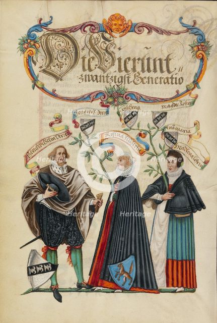 The Twenty-Fourth Generation, Georg Wilhelm Derrer, about 1626-1711. Creator: Unknown.