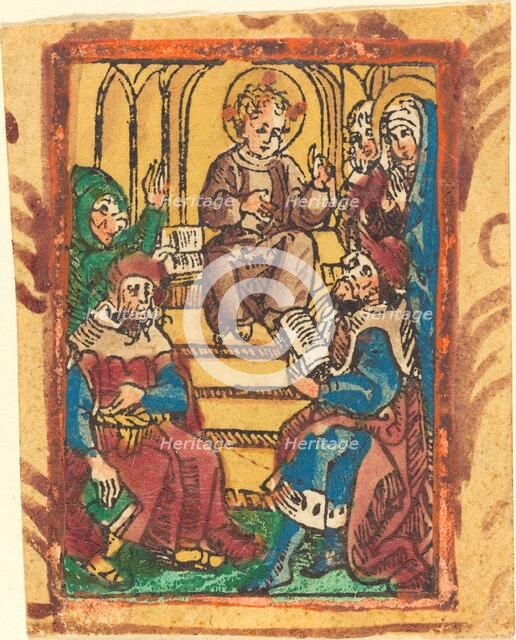 The Twelve Year Old Jesus in the Temple, c. 1490/1500. Creator: Unknown.