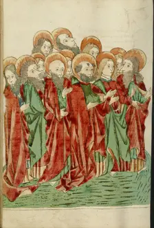 The Twelve Apostles; Barlaam und Josaphat, 1469. Creators: Hans Schilling, Diebolt Lauber