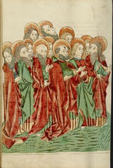 The Twelve Apostles; Barlaam und Josaphat, 1469. Creators: Hans Schilling, Diebolt Lauber