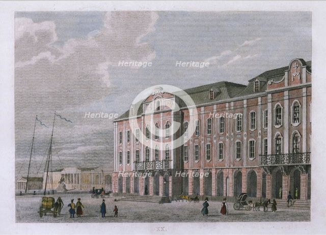 The Twelve Collegia building in Saint Petersburg, after 1834.
