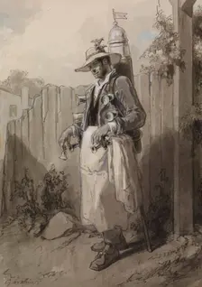 The Twelve Months: August, 1866. Creator: Paul Gavarni