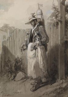 The Twelve Months: August, 1866. Creator: Paul Gavarni