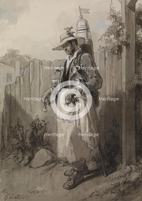 The Twelve Months: August, 1866. Creator: Paul Gavarni.