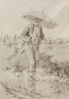 The Twelve Months: February, 1866. Creator: Paul Gavarni