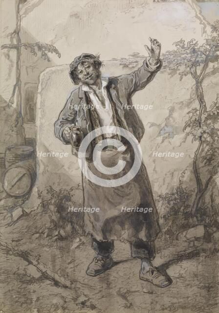 The Twelve Months: October, 1866. Creator: Paul Gavarni.