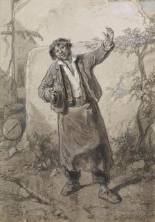 The Twelve Months: October, 1866. Creator: Paul Gavarni