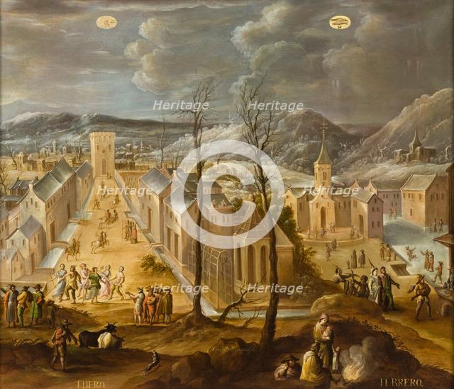 The Twelve Months of the Year (Los doce meses del año) (image 1 of 4), second half of 17th century. Creator: Antonio de Espinosa.