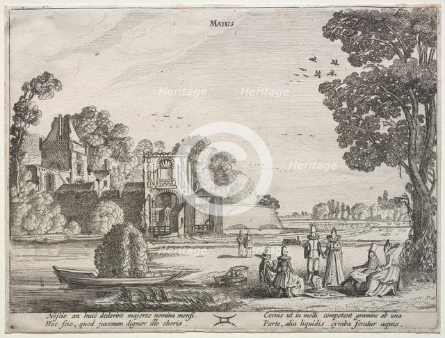 The Twelve Months: May. Creator: Jan van de Velde (Dutch, 1620-1662).