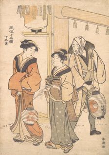 The Twelfth Month: December, 1780-1795. Creator: Katsukawa Shuncho