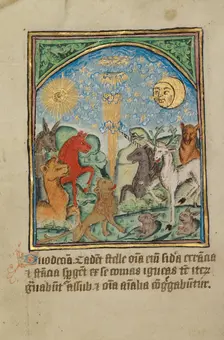 The Twelfth Sign before the Day of Judgment; Illustrated Vita Christi..., about 1480-1490. Creator: Unknown