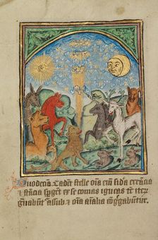 The Twelfth Sign before the Day of Judgment; Illustrated Vita Christi..., about 1480-1490. Creator: Unknown