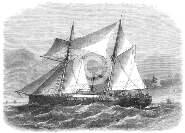 The twin-screw steamer John Penn, for New Zealand, 1868. Creator: Unknown.