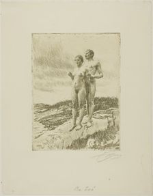 The Two, 1916. Creator: Anders Leonard Zorn