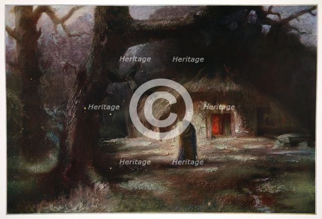 'The Two Were Reunited in a Fond Embrace', 1906.  Creator: Unknown.