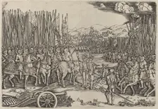 The Two Armies at the Battle of Ravenna, probably c. 1512/1513. Creator: Master NA.DAT with the Mousetrap