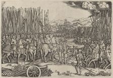 The Two Armies at the Battle of Ravenna, probably c. 1512/1513. Creator: Master NA.DAT with the Mousetrap