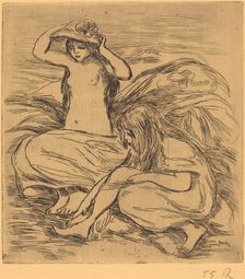 The Two Bathers (Les deux baigneuses), 1895. Creator: Pierre-Auguste Renoir