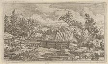 The Two Beams Floating in the Water, 17th century. Creator: Allart van Everdingen