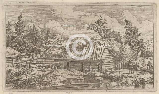 The Two Beams Floating in the Water, 17th century. Creator: Allart van Everdingen.