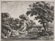 The Two Bridges. Creator: Anthonie Waterloo (Dutch, 1609/10-1690)