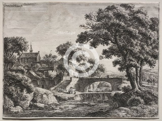 The Two Bridges. Creator: Anthonie Waterloo (Dutch, 1609/10-1690).