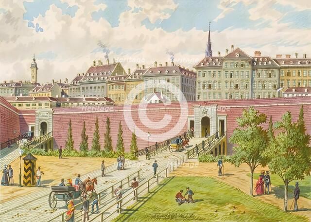 The two Carinthia gates, 1847. Creator: Franz Gerasch.