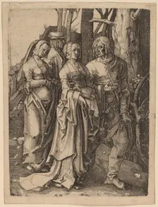 The Two Couples in the Forest. Creator: Hieronymous Wierix