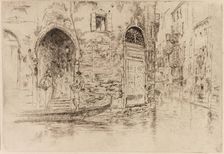 The Two Doorways, 1879-1880. Creator: James Abbott McNeill Whistler