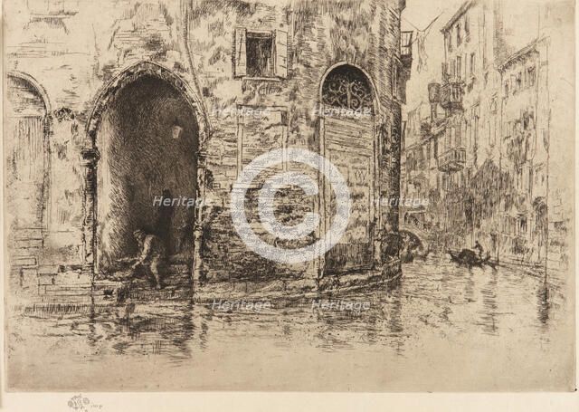 The Two Doorways, 1879-1880. Creator: James Abbott McNeill Whistler.