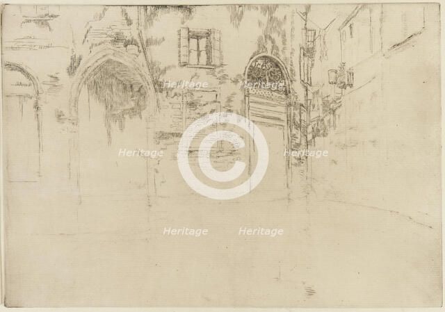 The Two Doorways, 1879-1880. Creator: James Abbott McNeill Whistler.