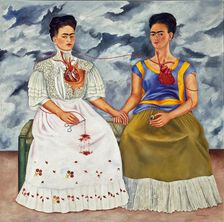 The Two Fridas (Las dos Fridas), 1939. Creator: Frida Kahlo