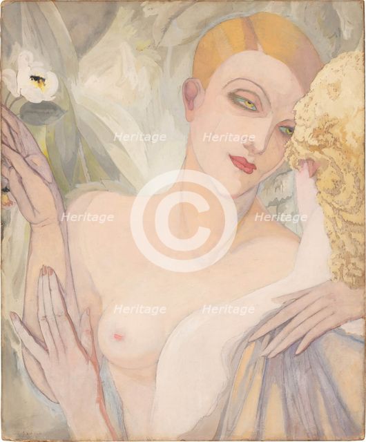 The Two Friends, c1922-1923. Creator: Georges de Feure.