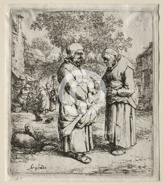 The two Gossips. Creator: Adriaen van Ostade (Dutch, 1610-1684).