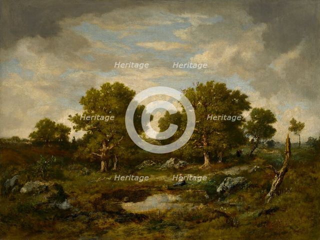 The Two Great Oaks, 1854. Creator: Narcisse Virgile Diaz de la Pena.