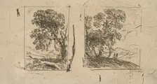 The Two Landscapes, ca. 1630. Creator: Claude Lorrain