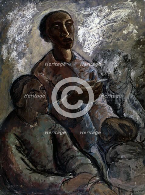 'The Two of Them', 20th century.  Creator: Karl Hofer.