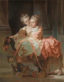 The Two Sisters, 1770. Creator: Jean Claude Richard Saint-Non