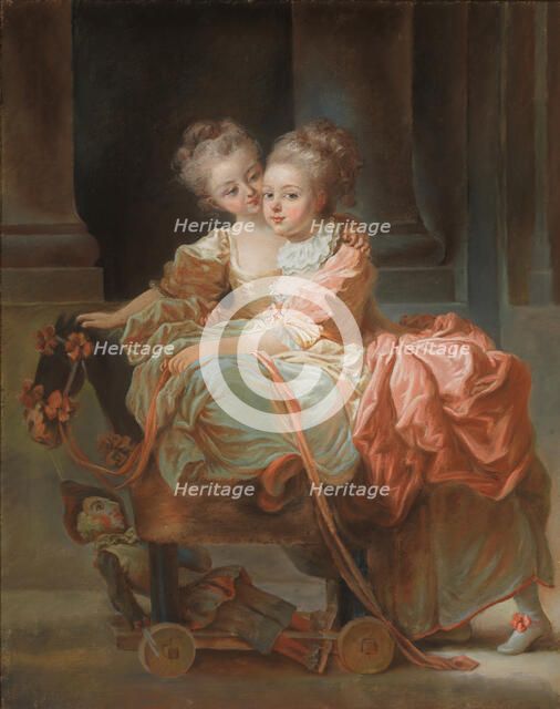 The Two Sisters, 1770. Creator: Jean Claude Richard Saint-Non.